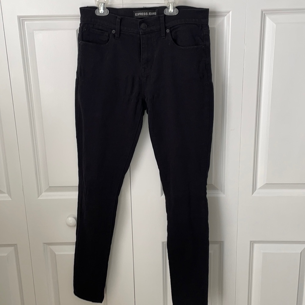 Black Express Jeggings size 8
